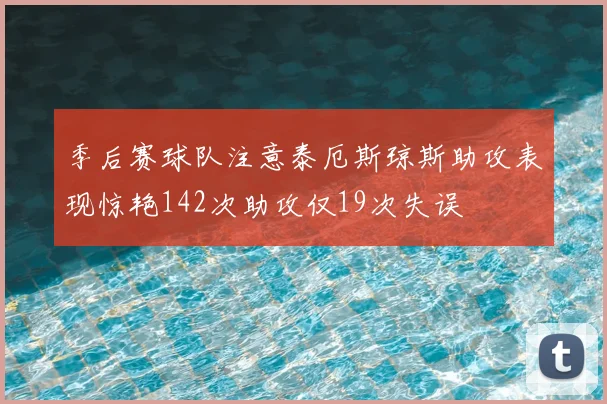 季后赛球队注意泰厄斯琼斯助攻表现惊艳142次助攻仅19次失误