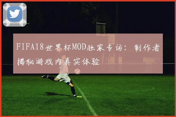 FIFA18世界杯MOD独家专访:制作者揭秘游戏内真实体验