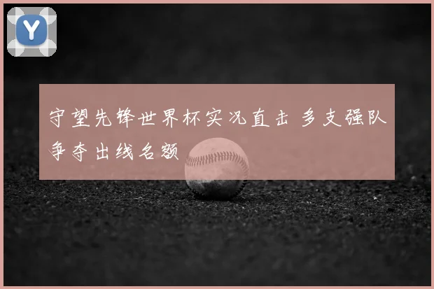 守望先锋世界杯实况直击 多支强队争夺出线名额